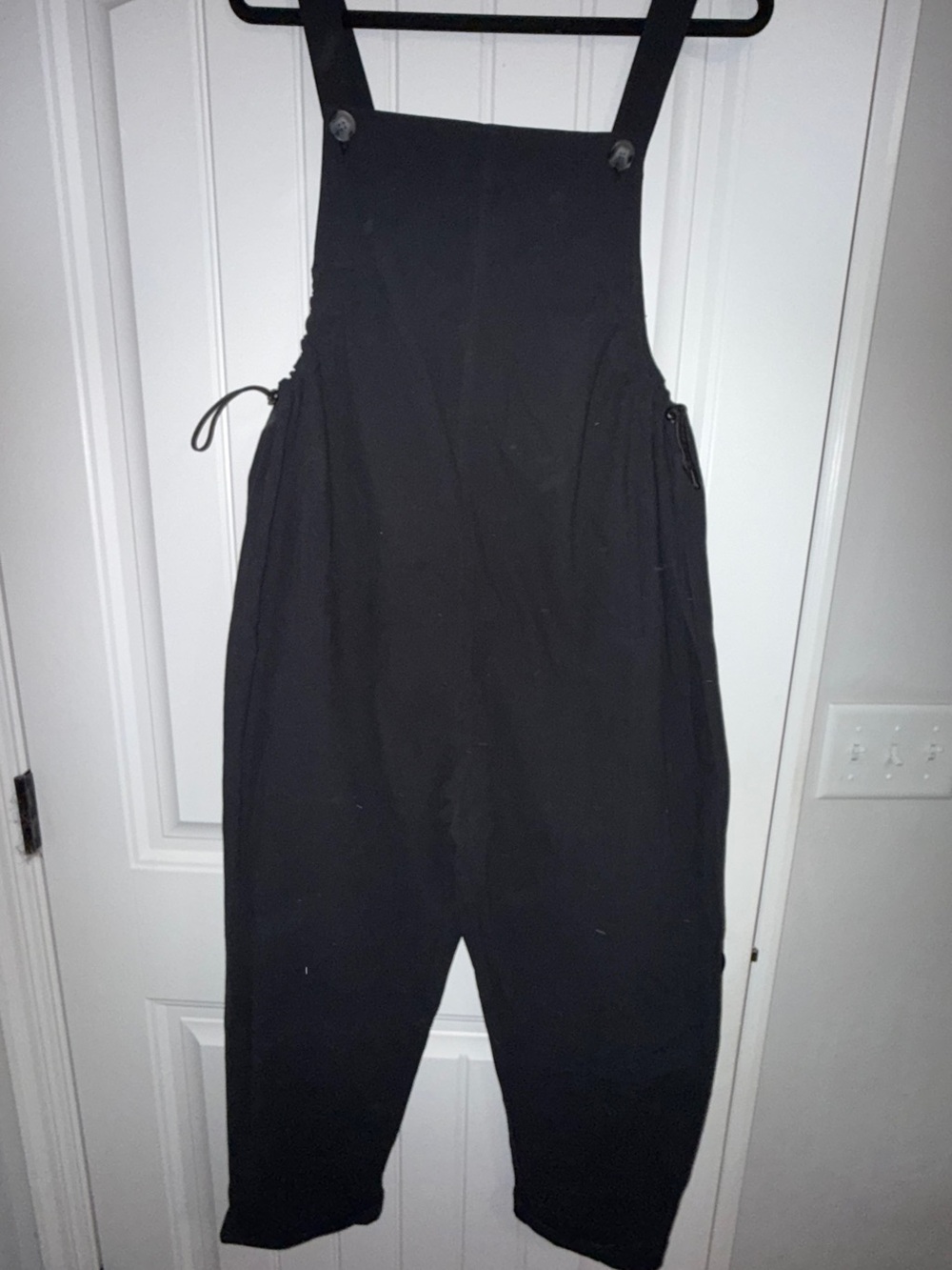 Black Women's Bib Jumpsuit
